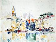 Paul Signac French Port of St. Tropez Germany oil painting artist